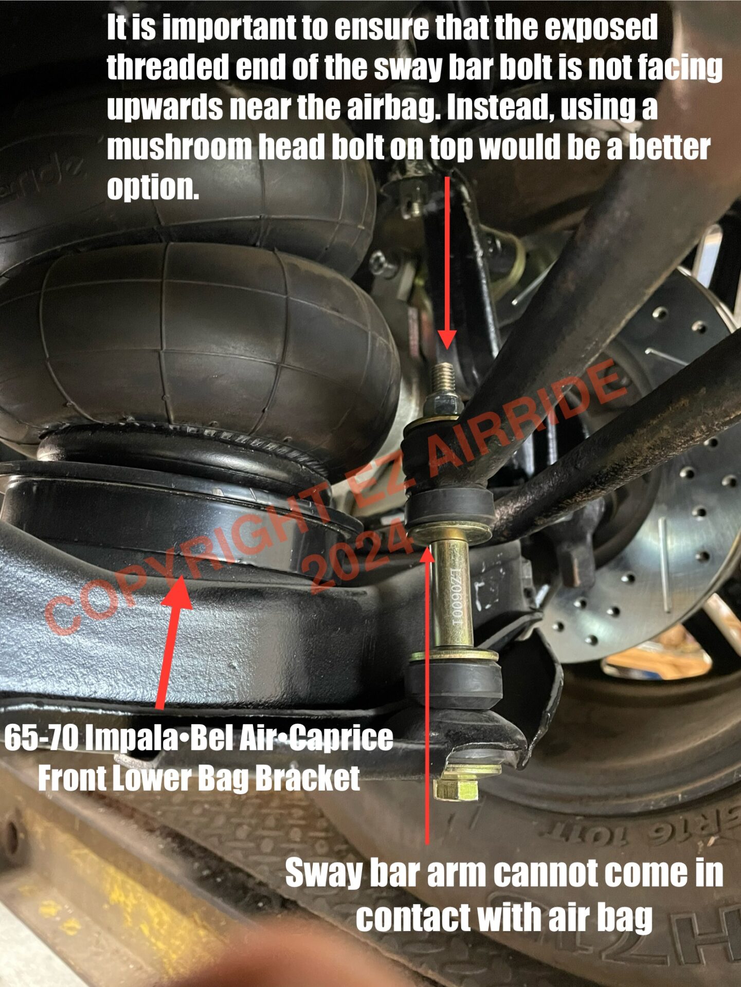 1965-1970 Chevrolet Caprice Air Ride Suspension Kit | Elite Plus Package - Image 13
