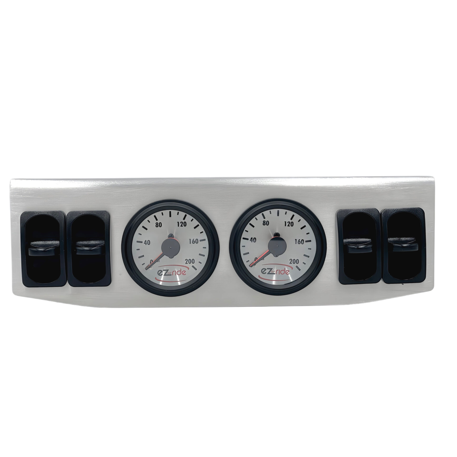 200 PSI Dual Needle Gauge Panel | Quad Manual Paddle Valves | 4-Corner FBSS