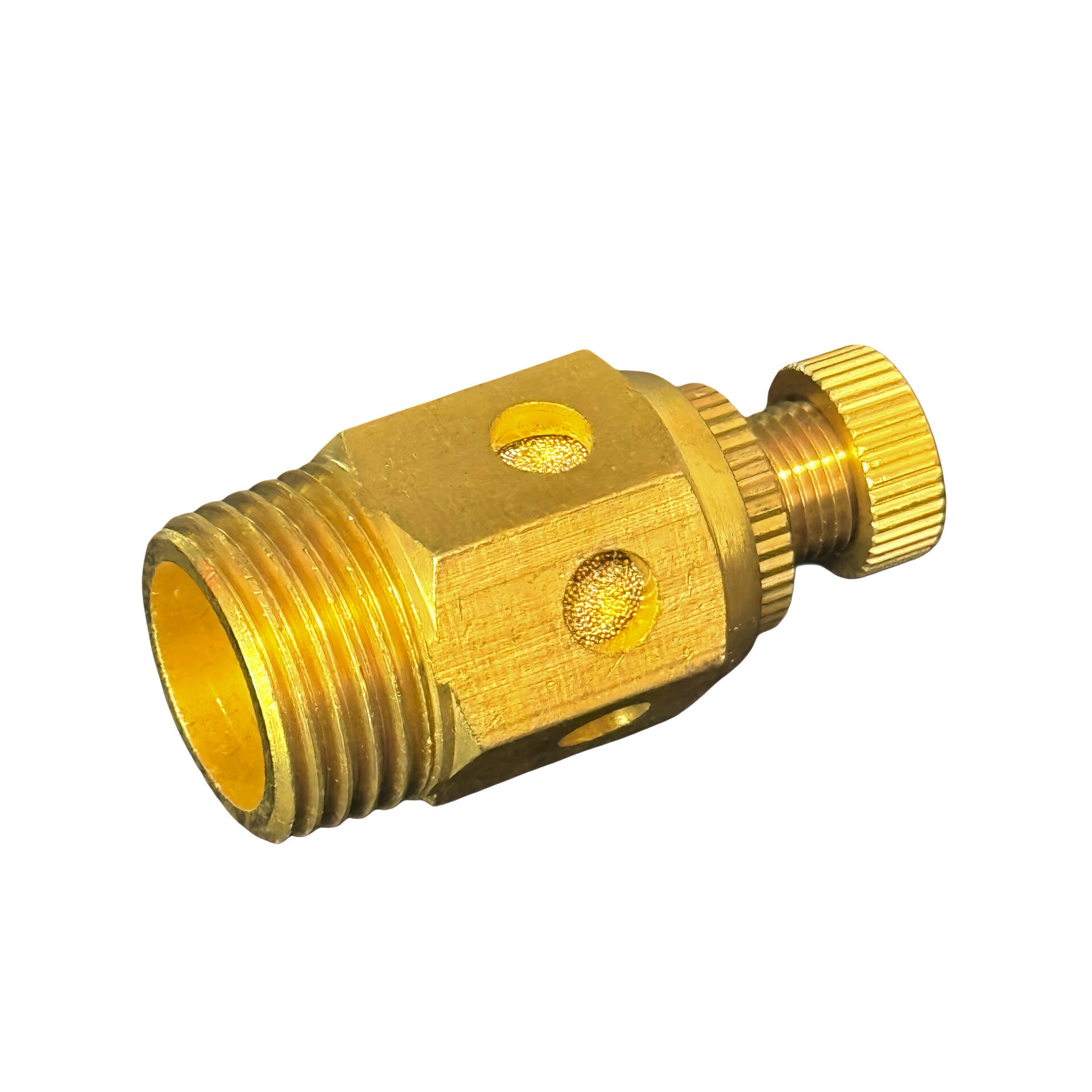 1/2" NPT Adjustable Exh. Muffler | Air Valve Flow Control Silencer