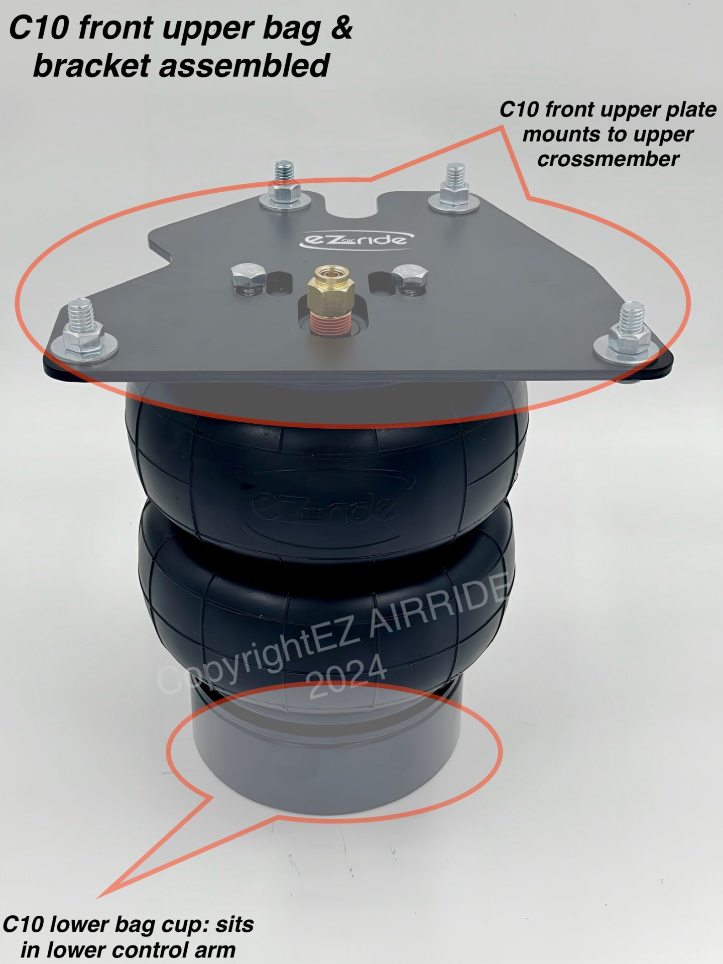 1963-1972 Chevrolet C10 Air Ride Suspension Kit | Elite - Image 3