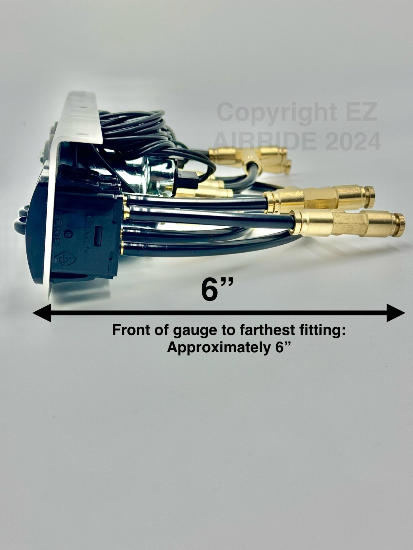 200 PSI Dual Needle Gauge Panel | Quad Manual Paddle Valves | 4-Corner FBSS - Image 4