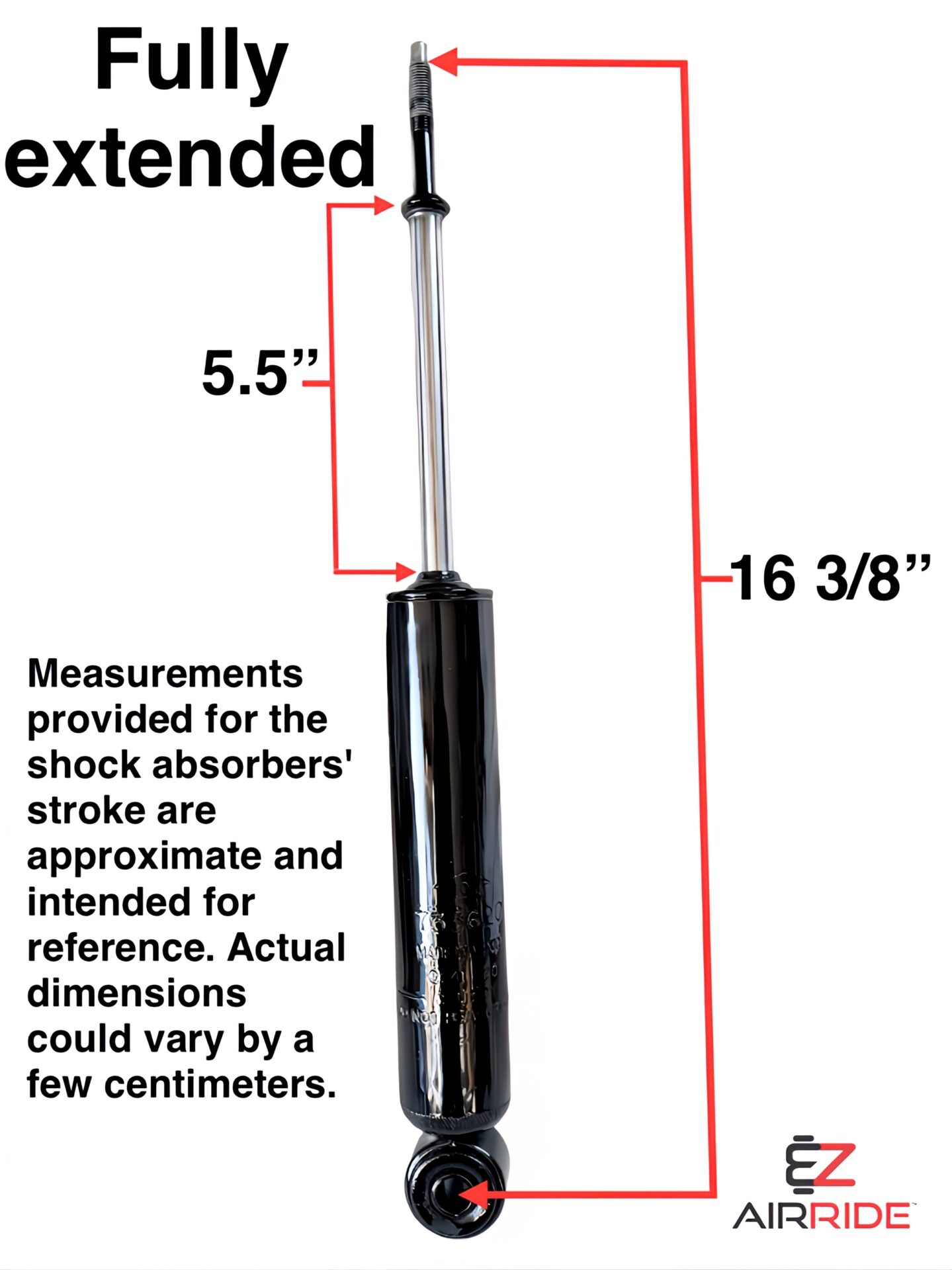 1958-1964 CHEVROLET X-FRAME FRONT SHOCK RELOCATOR KIT w/ SHOCKS - Image 5