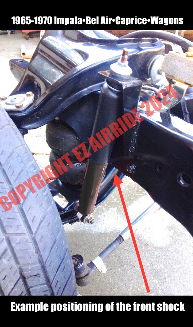 Universal Front Shock Relocator Kit | Air Suspension & Air Ride - Image 11