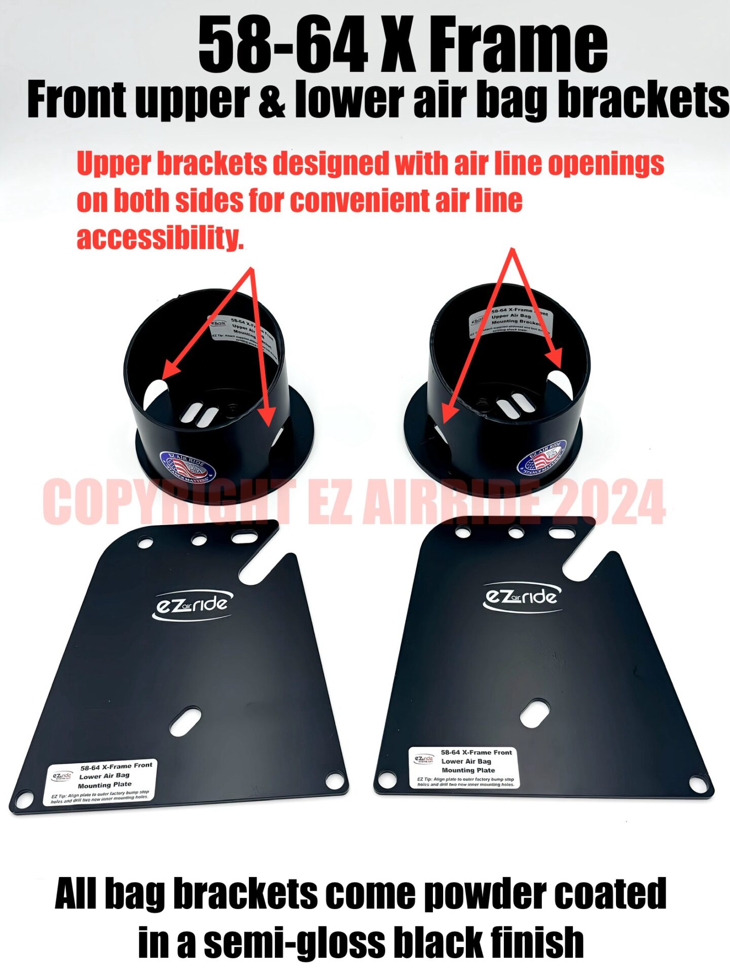 1958-1964 Chevrolet Full Size Wagon Air Ride Suspension Kit | Platinum Package - Image 14