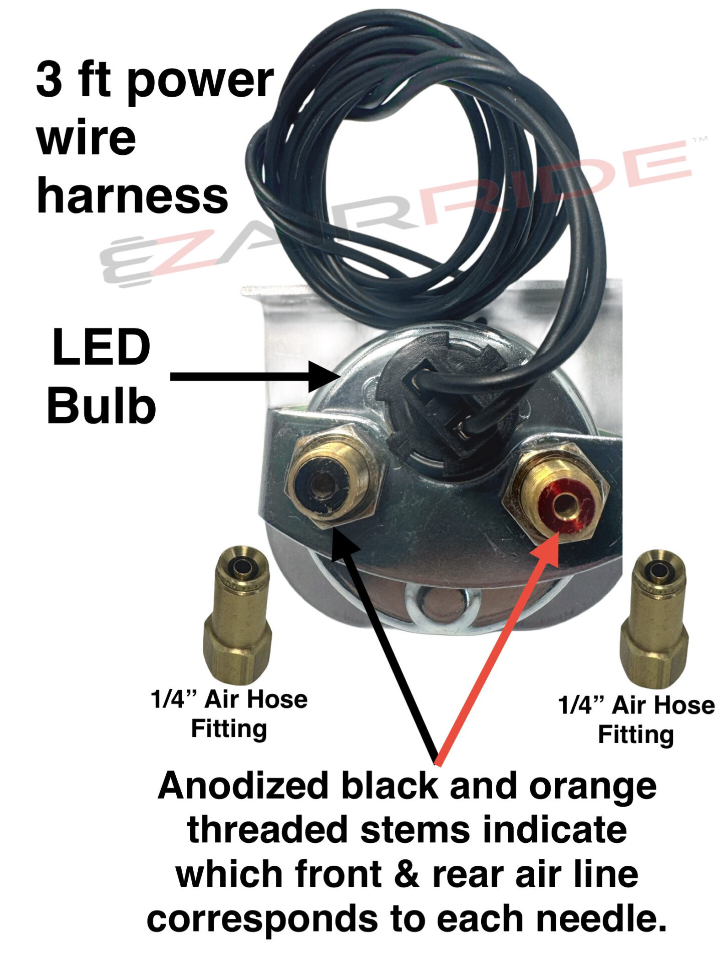 200 PSI Dual Needle Gauge Panel | Quad Manual Paddle Valves | 4-Corner FBSS - Image 10