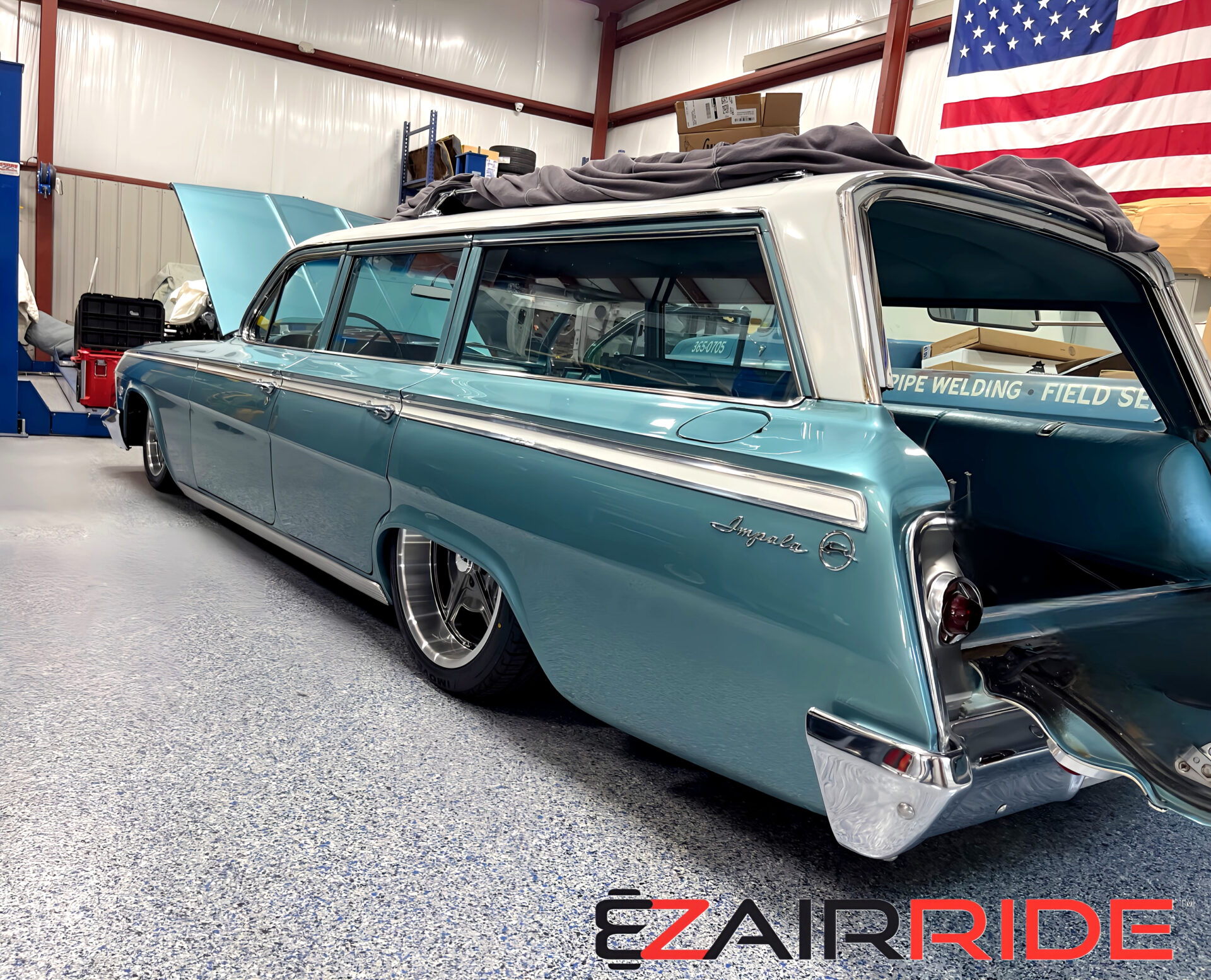 1958-1964 Chevrolet Full Size Wagon Air Ride Suspension Kit | Platinum Package - Image 4