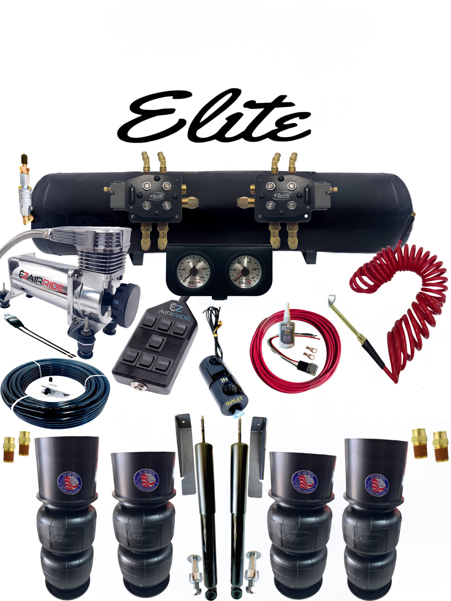 1965-1970 Chevrolet Impala Air Ride Suspension Kit | Elite Package