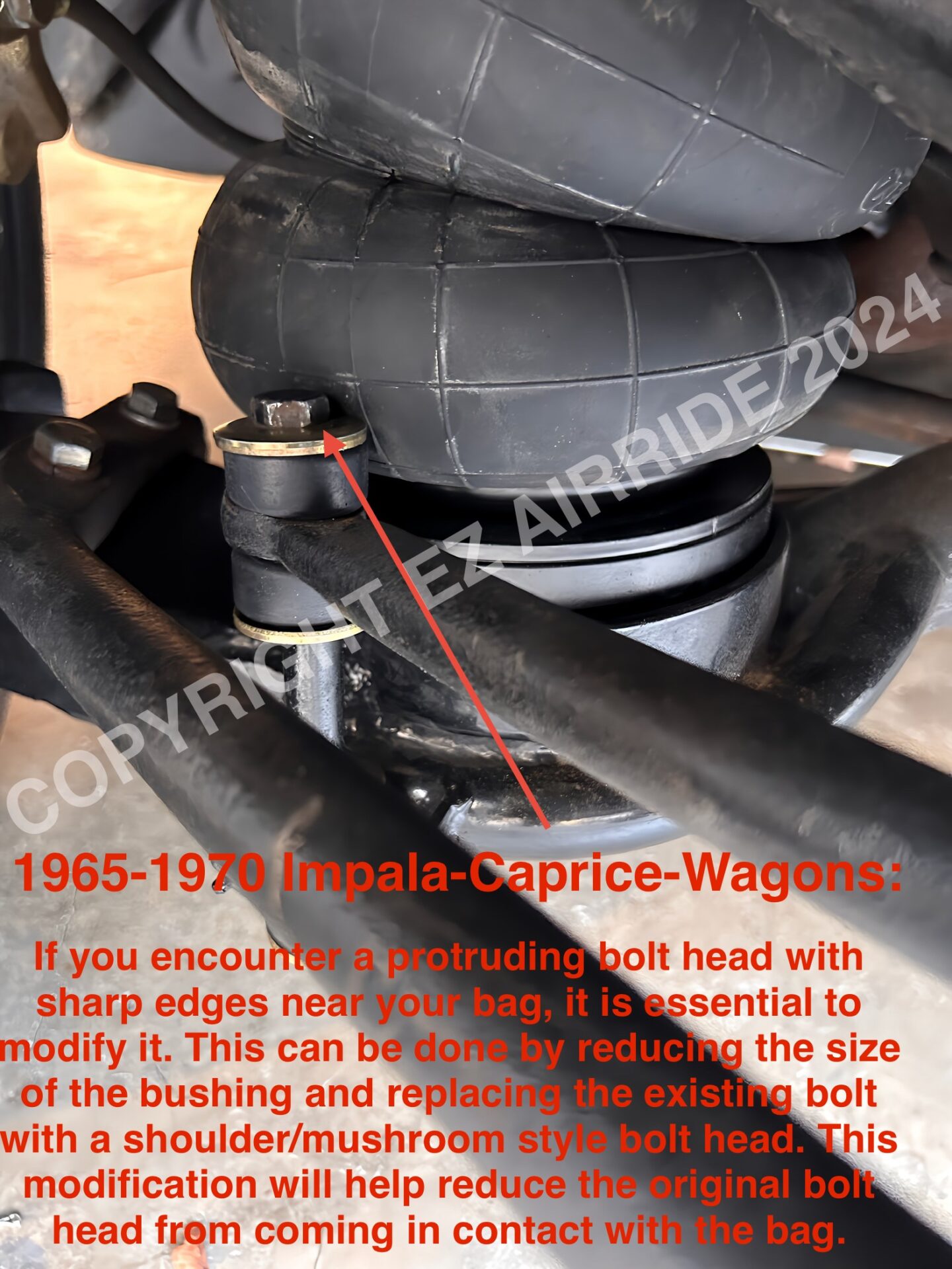 1965-1970 Chevrolet Caprice Air Ride Suspension Kit | Elite Plus Package - Image 14