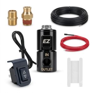 EZ Air | Electric Air Tank Drain Kit | 1/4" NPT High-Flow 250 PSI