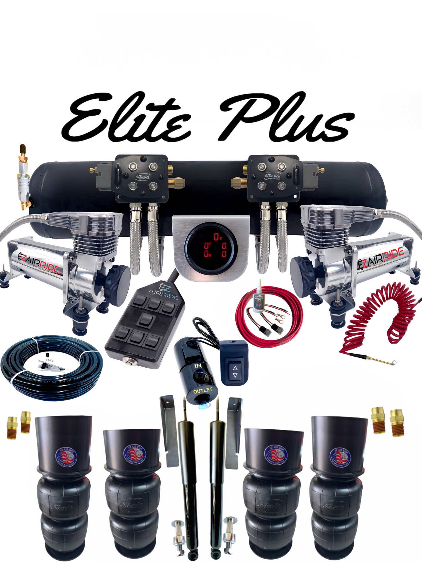 1978-1988 Oldsmobile Cutlass Air Ride Suspension Kit | Elite Plus Package